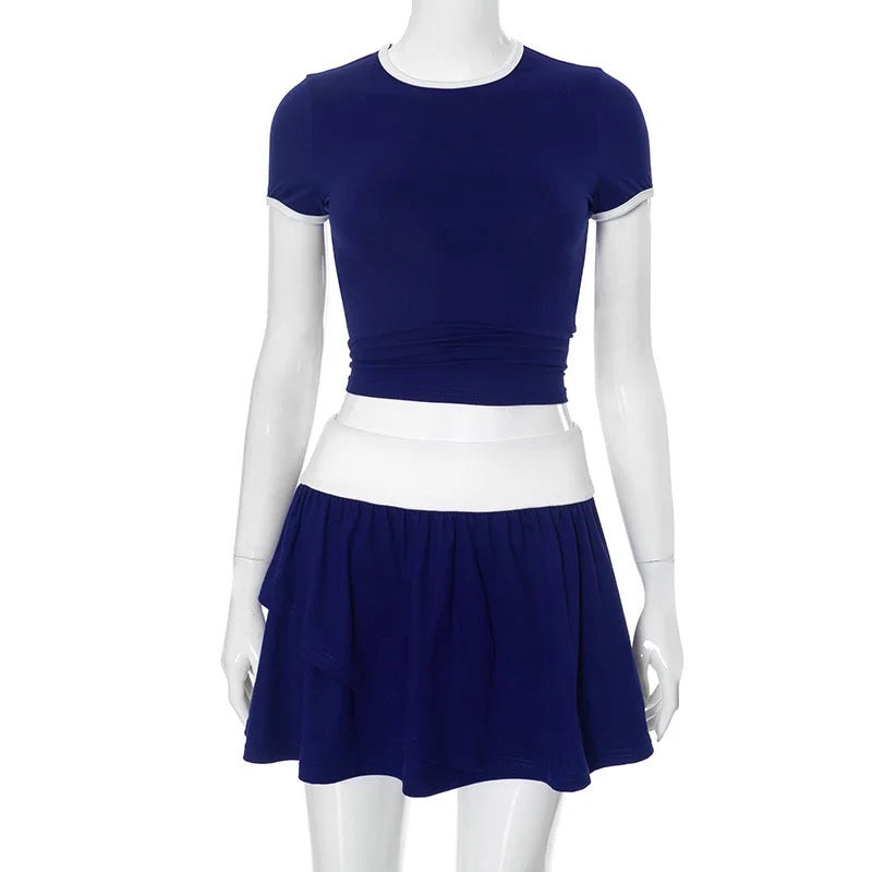 Casual Athletic skirt set